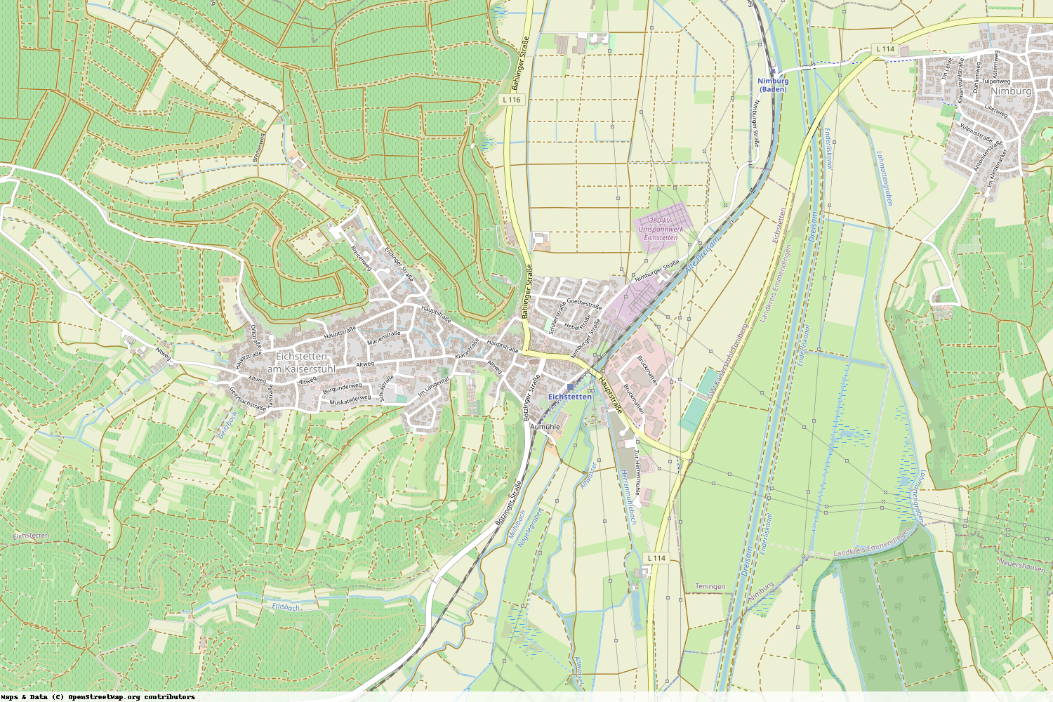 Ist gerade Stromausfall in Baden-Württemberg - Breisgau-Hochschwarzwald - Eichstetten am Kaiserstuhl?