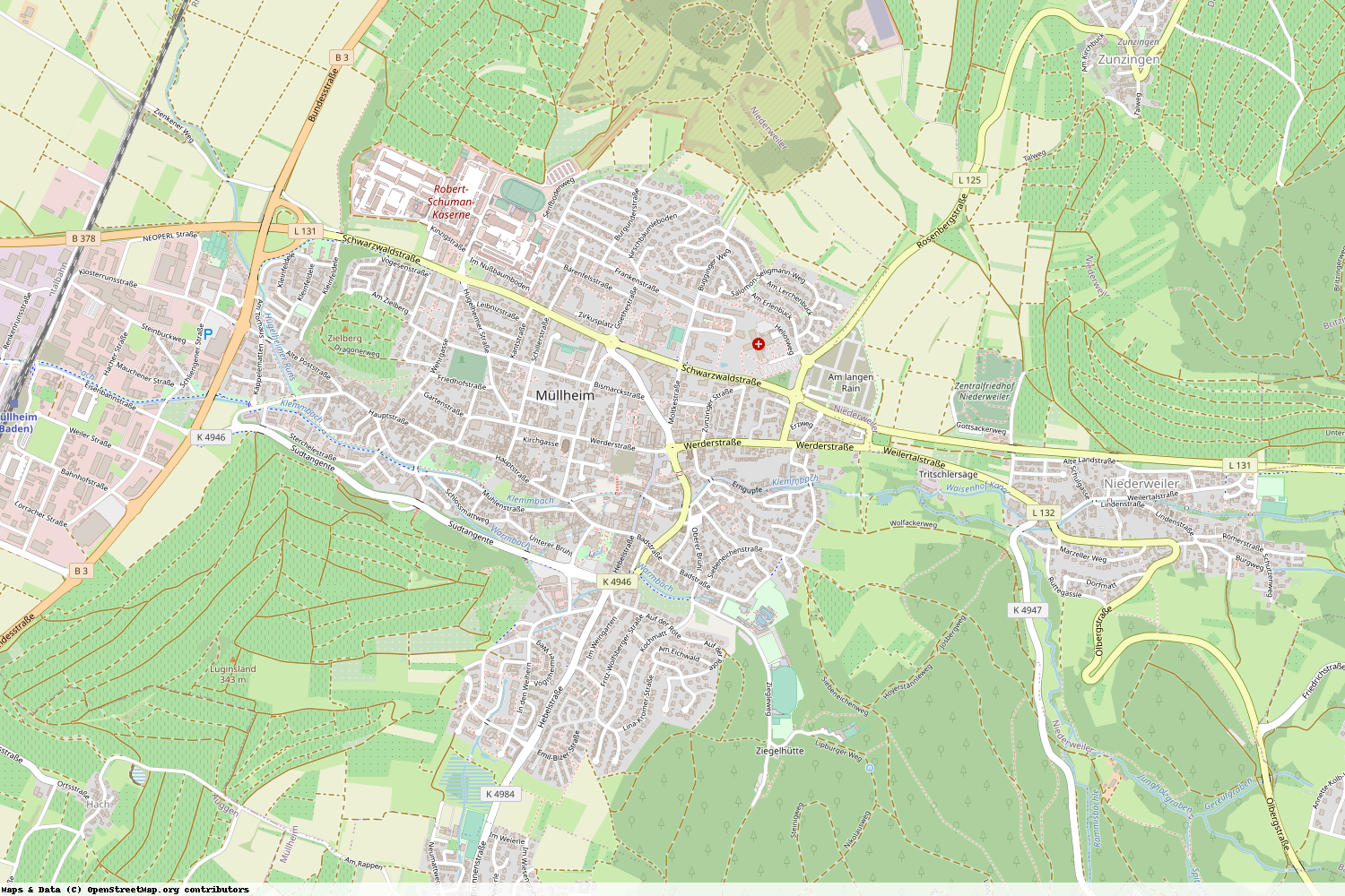 Ist gerade Stromausfall in Baden-Württemberg - Breisgau-Hochschwarzwald - Müllheim?