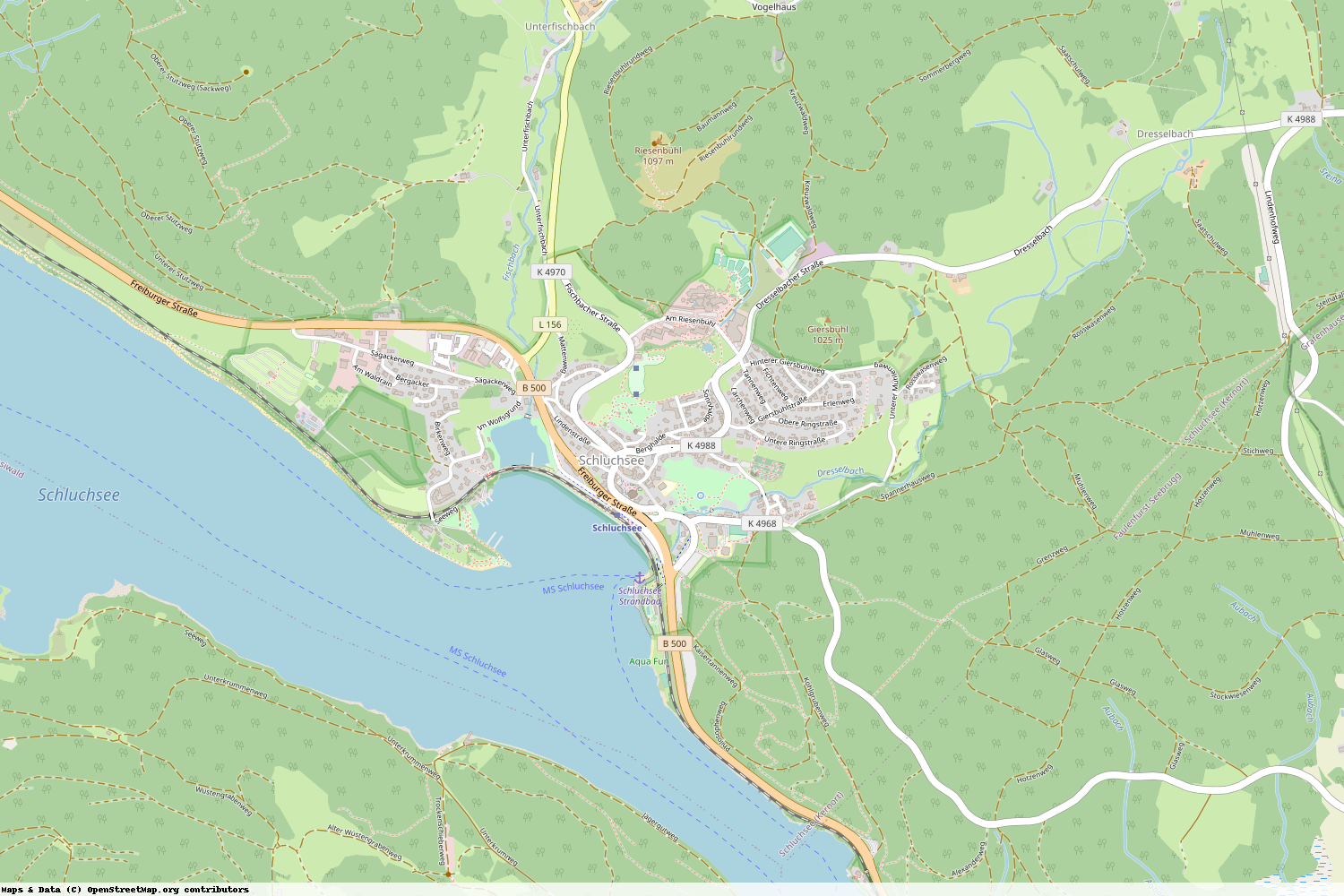 Ist gerade Stromausfall in Baden-Württemberg - Breisgau-Hochschwarzwald - Schluchsee?