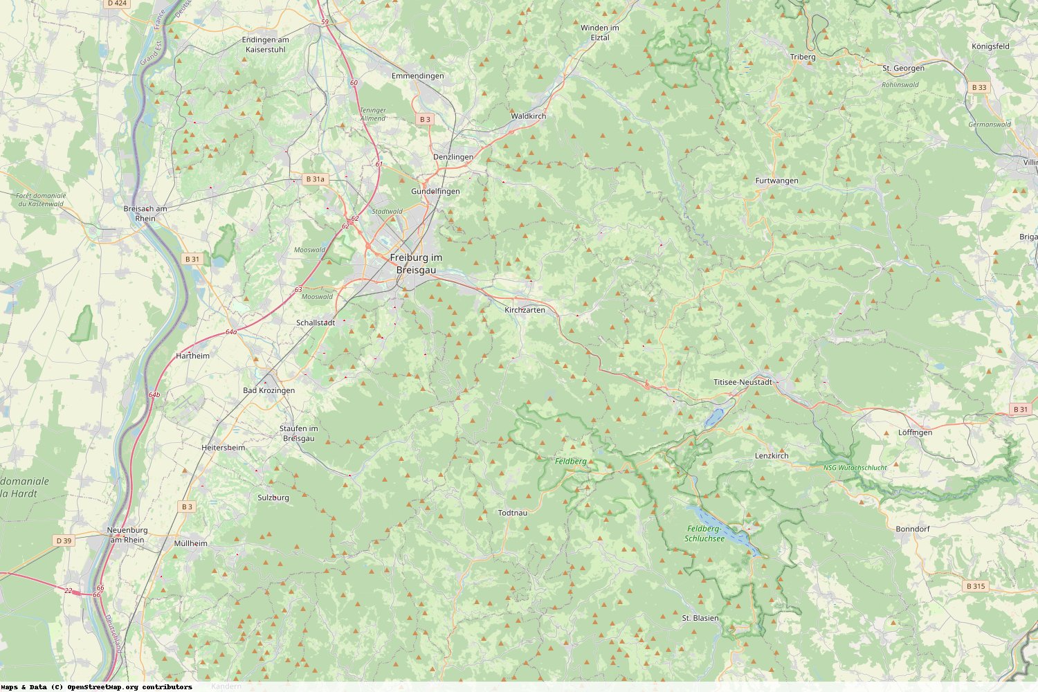 Ist gerade Stromausfall in Baden-Württemberg - Breisgau-Hochschwarzwald?
