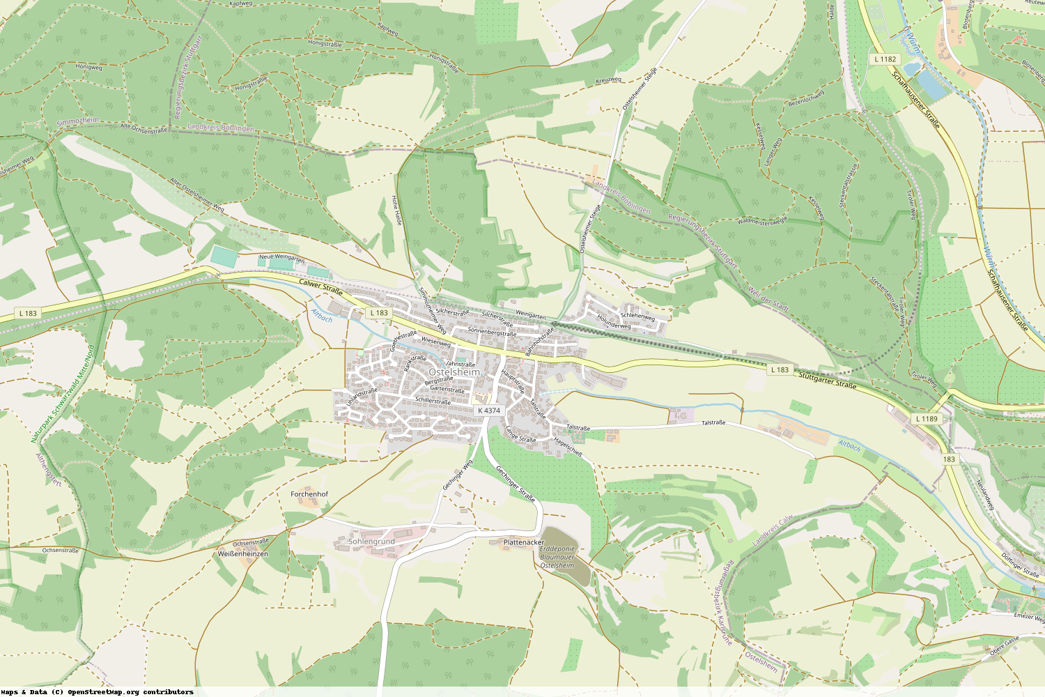 Ist gerade Stromausfall in Baden-Württemberg - Calw - Ostelsheim?