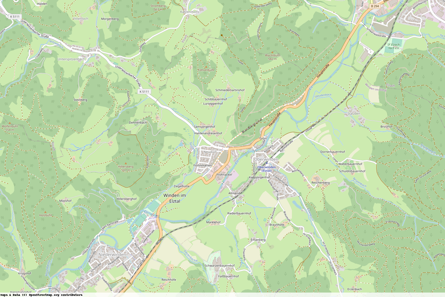 Ist gerade Stromausfall in Baden-Württemberg - Emmendingen - Winden im Elztal?