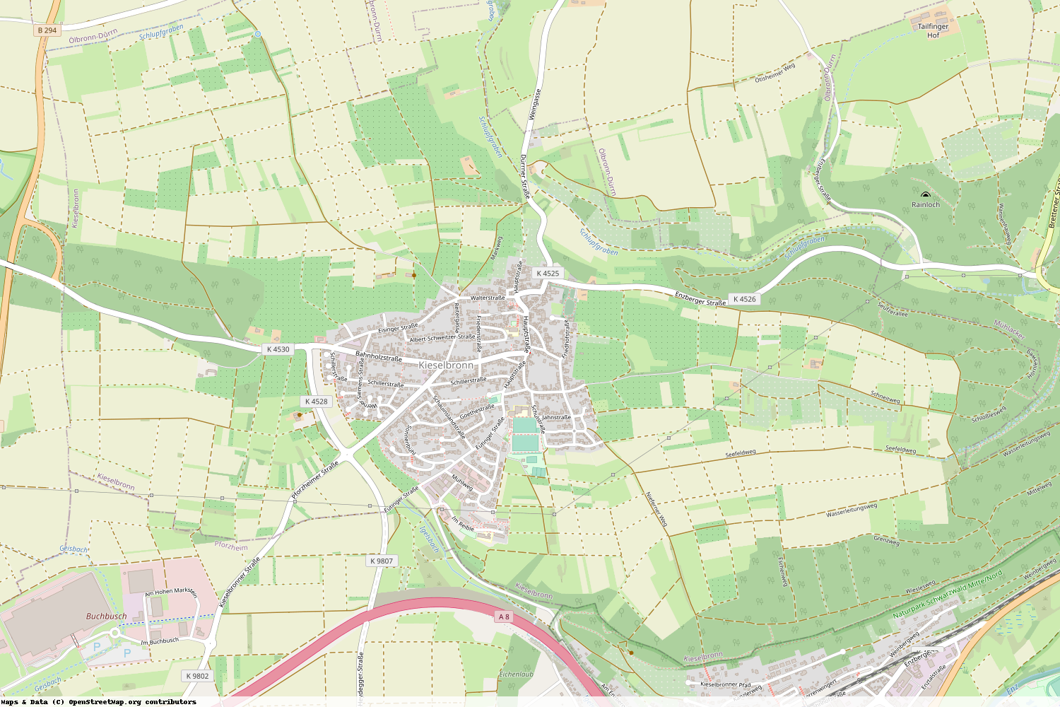 Ist gerade Stromausfall in Baden-Württemberg - Enzkreis - Kieselbronn?