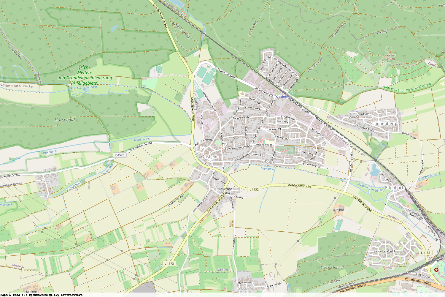 Ist gerade Stromausfall in Baden-Württemberg - Enzkreis - Ötisheim?
