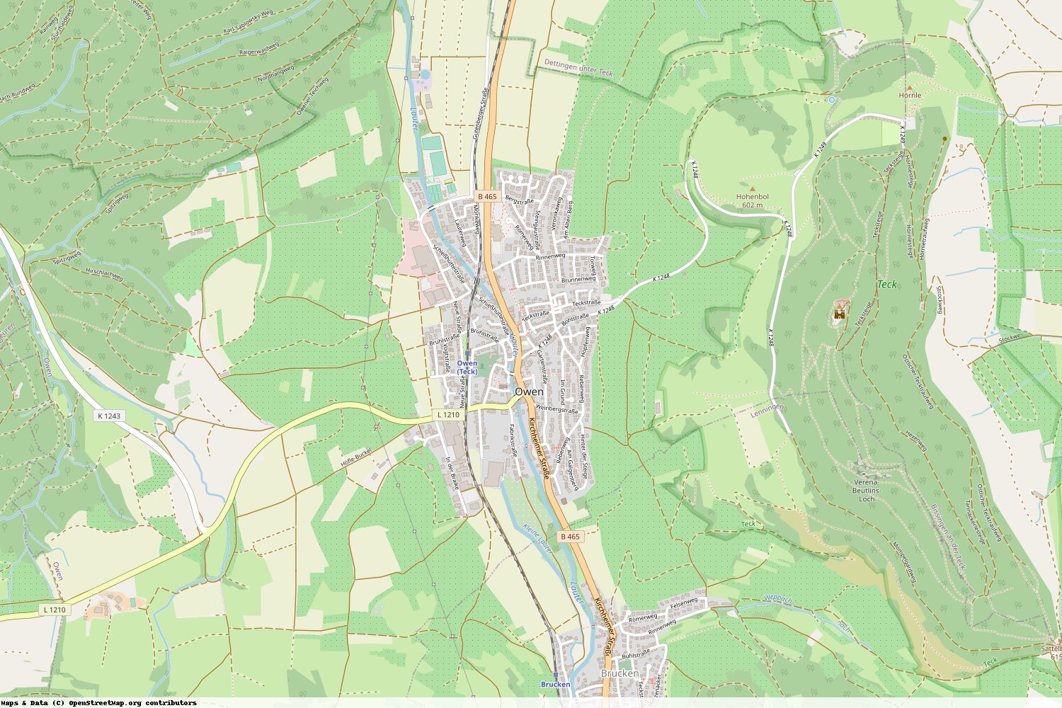 Ist gerade Stromausfall in Baden-Württemberg - Esslingen - Owen?