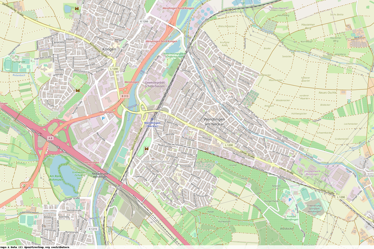 Ist gerade Stromausfall in Baden-Württemberg - Esslingen - Wendlingen am Neckar?