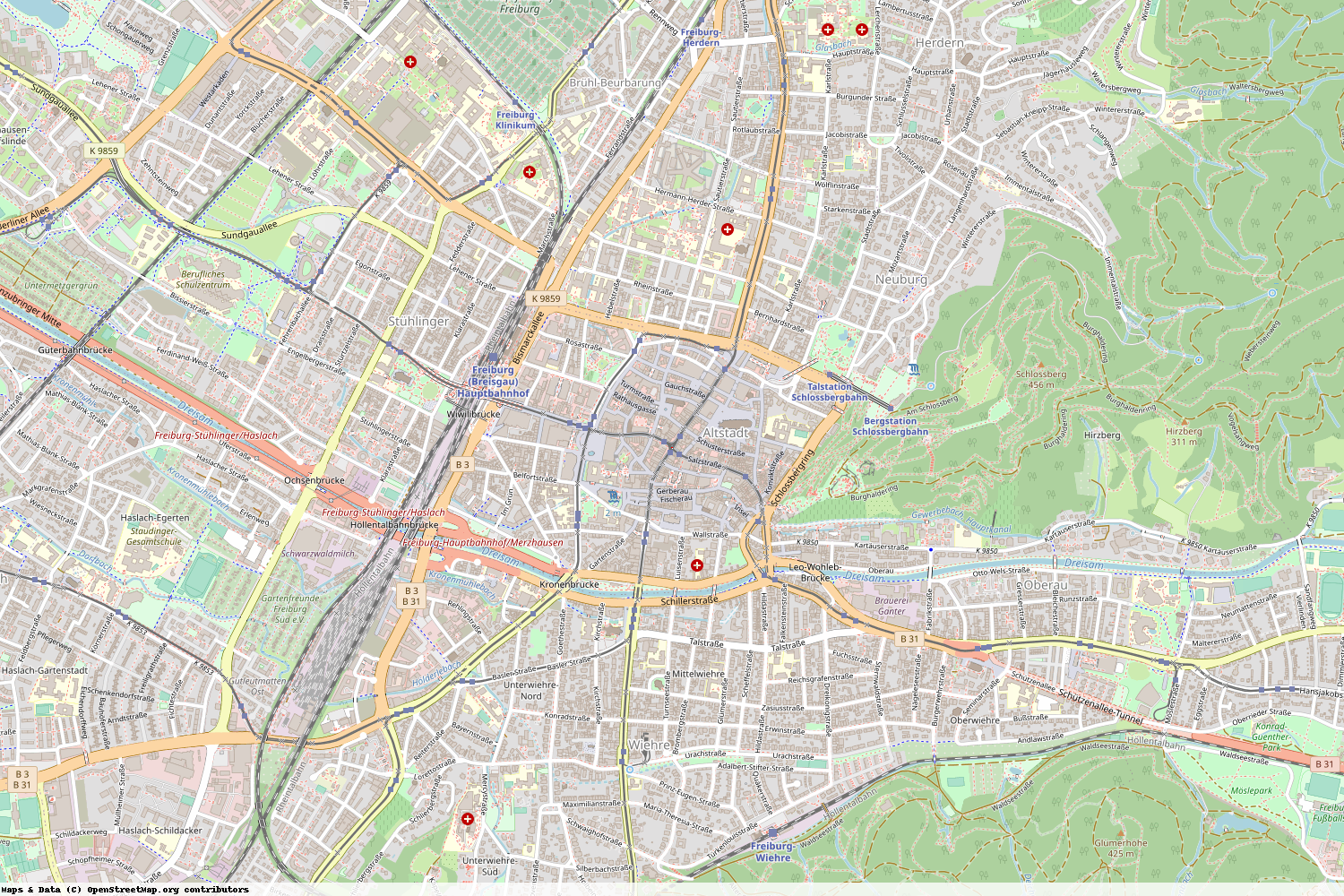Ist gerade Stromausfall in Baden-Württemberg - Freiburg im Breisgau?