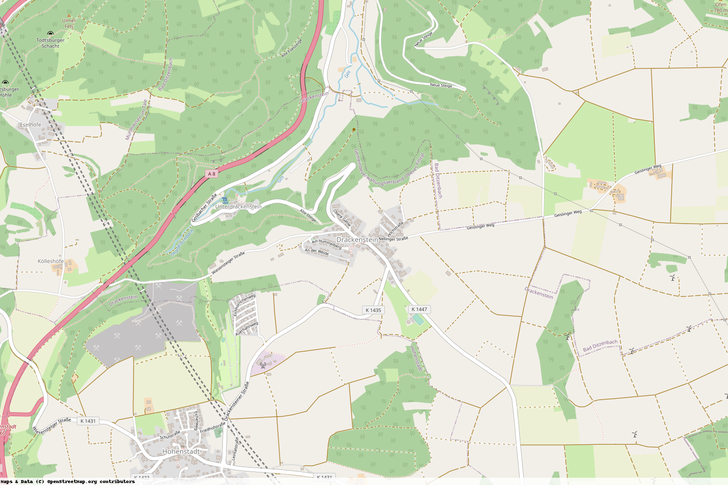 Ist gerade Stromausfall in Baden-Württemberg - Göppingen - Drackenstein?