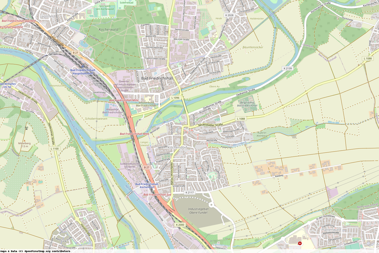 Ist gerade Stromausfall in Baden-Württemberg - Heilbronn - Bad Friedrichshall?