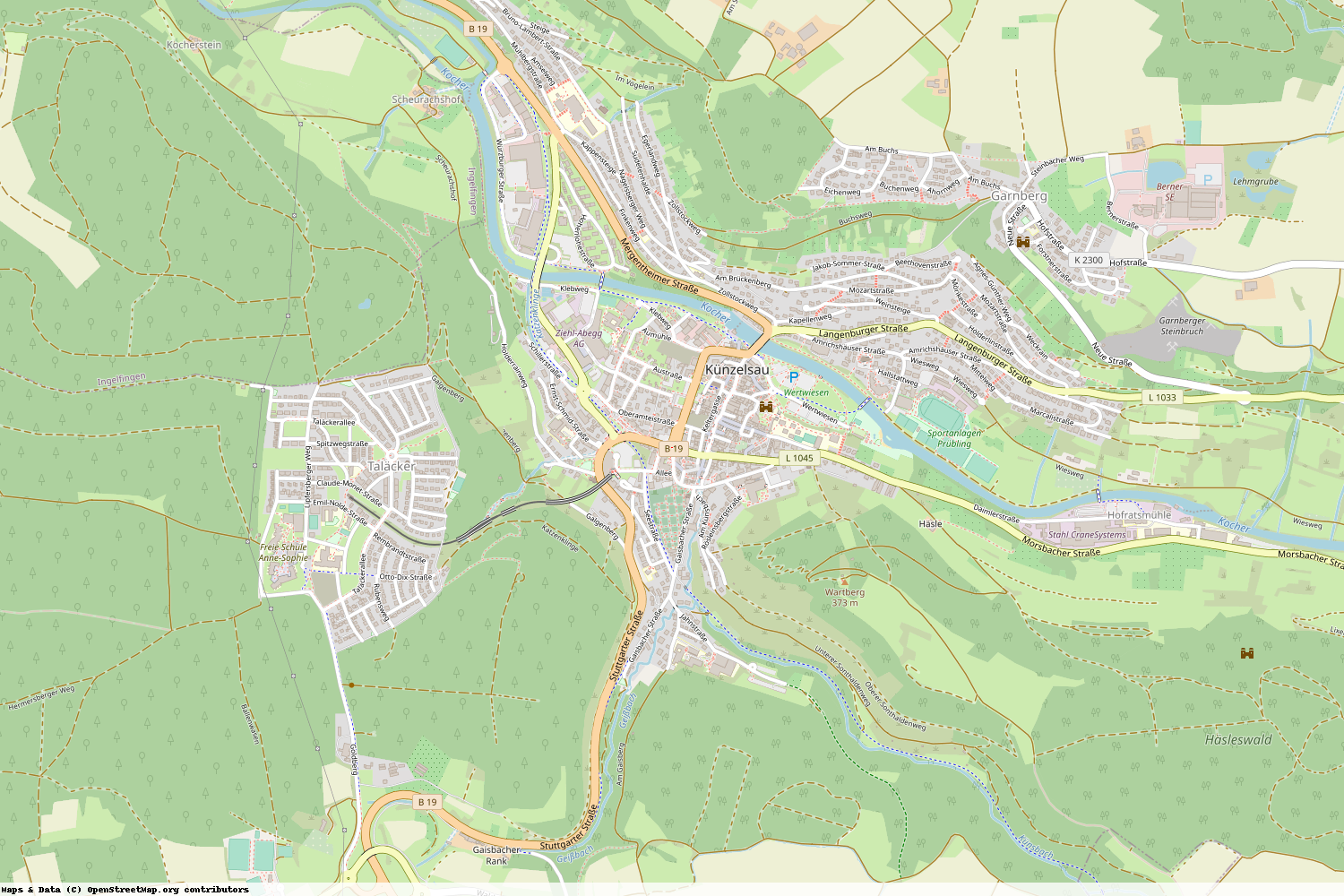 Ist gerade Stromausfall in Baden-Württemberg - Hohenlohekreis - Künzelsau?