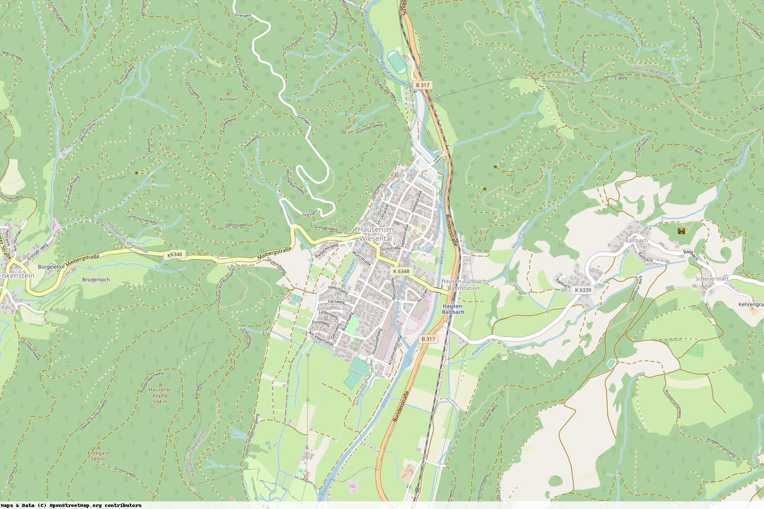 Ist gerade Stromausfall in Baden-Württemberg - Lörrach - Hausen im Wiesental?