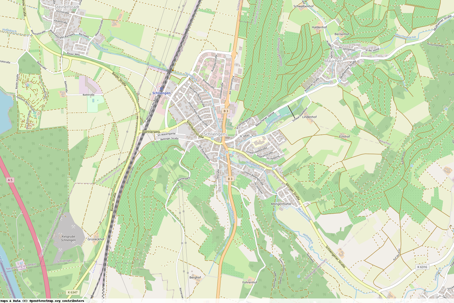 Ist gerade Stromausfall in Baden-Württemberg - Lörrach - Schliengen?