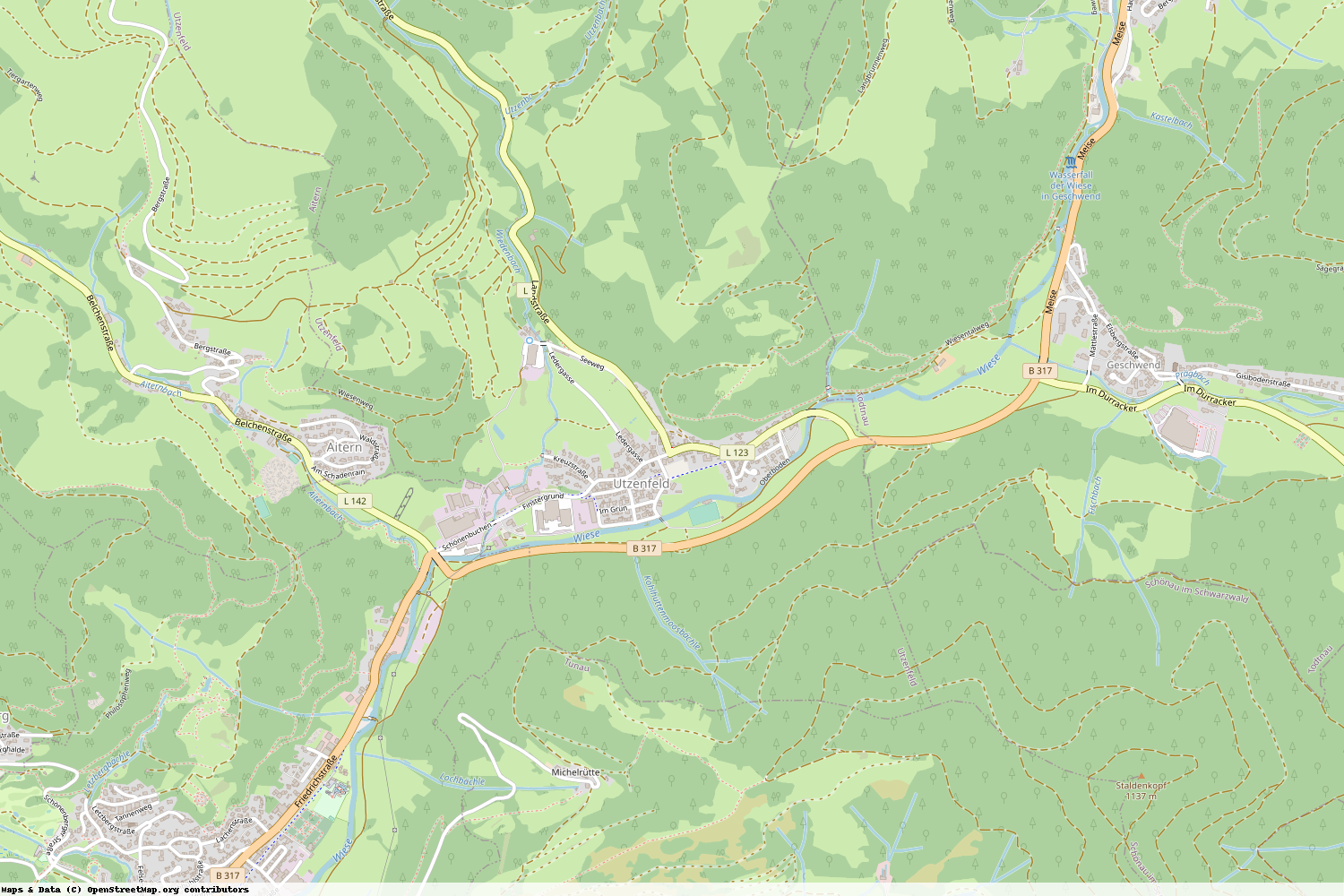 Ist gerade Stromausfall in Baden-Württemberg - Lörrach - Utzenfeld?
