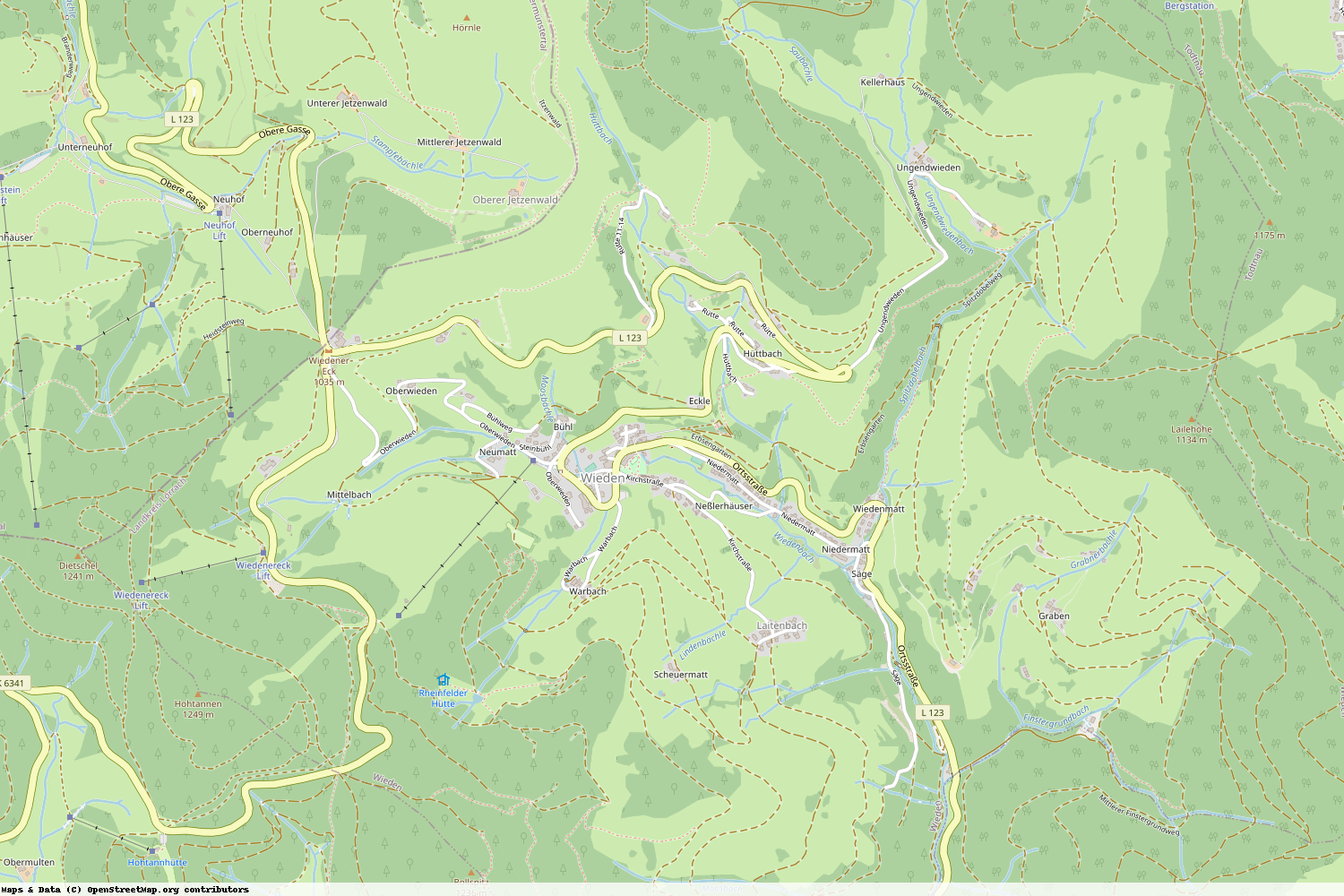 Ist gerade Stromausfall in Baden-Württemberg - Lörrach - Wieden?