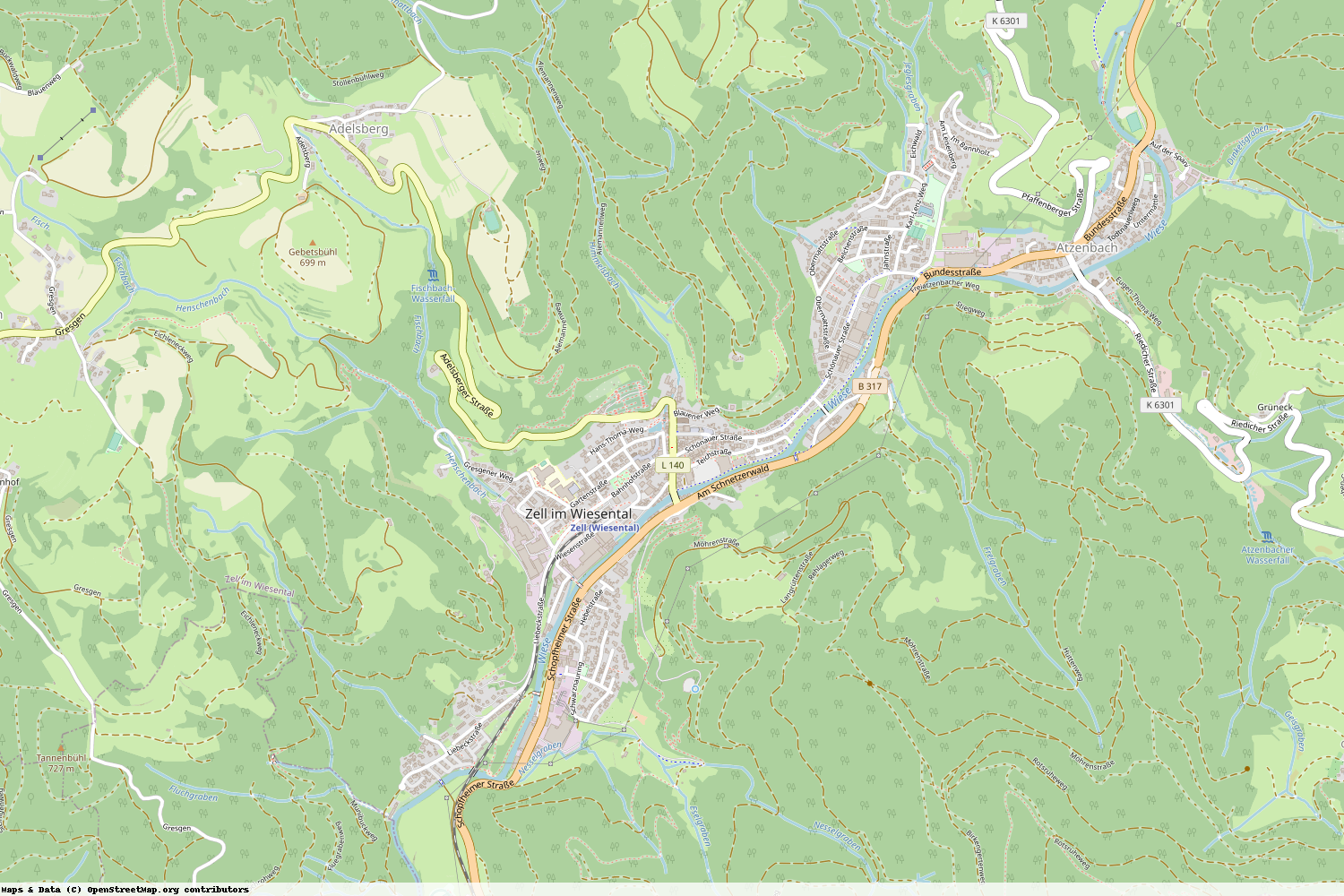Ist gerade Stromausfall in Baden-Württemberg - Lörrach - Zell im Wiesental?