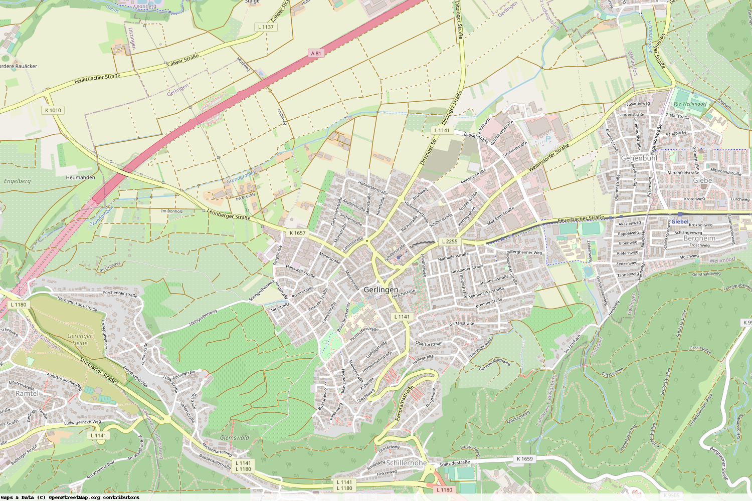 Ist gerade Stromausfall in Baden-Württemberg - Ludwigsburg - Gerlingen?