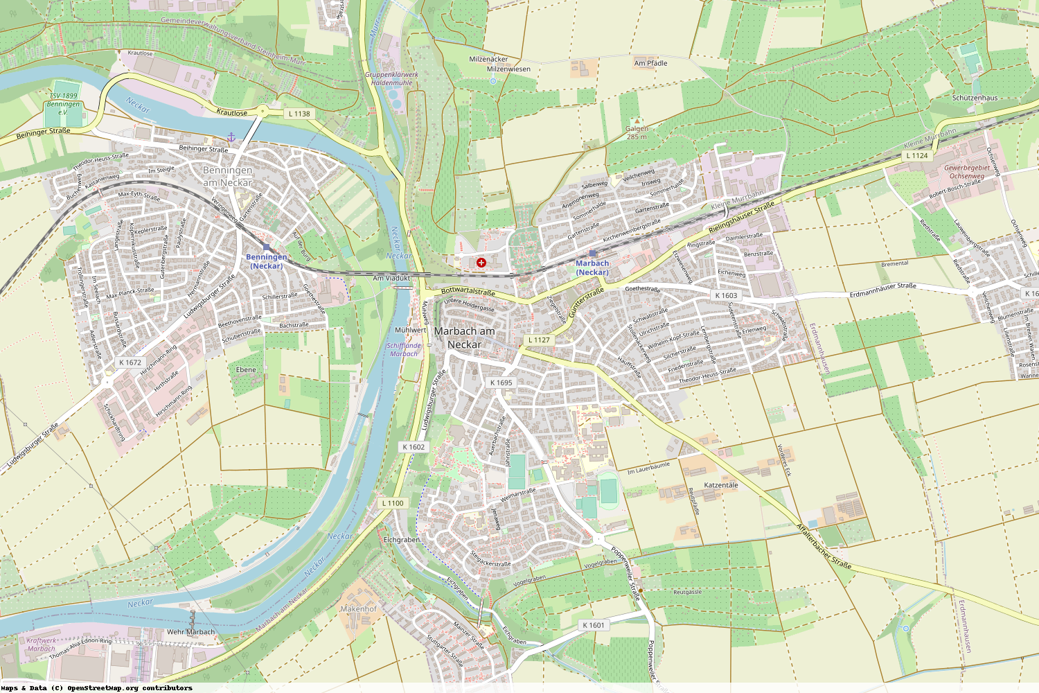 Ist gerade Stromausfall in Baden-Württemberg - Ludwigsburg - Marbach am Neckar?
