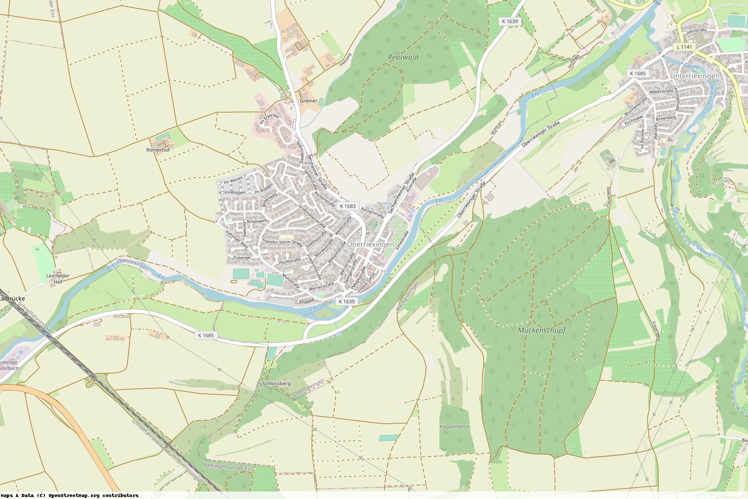 Ist gerade Stromausfall in Baden-Württemberg - Ludwigsburg - Oberriexingen?