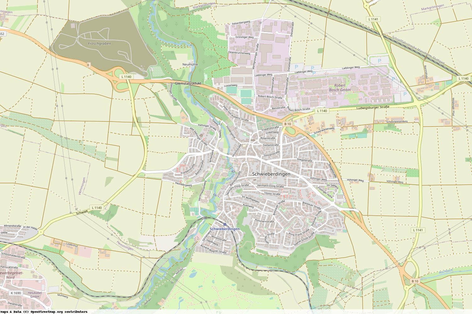 Ist gerade Stromausfall in Baden-Württemberg - Ludwigsburg - Schwieberdingen?