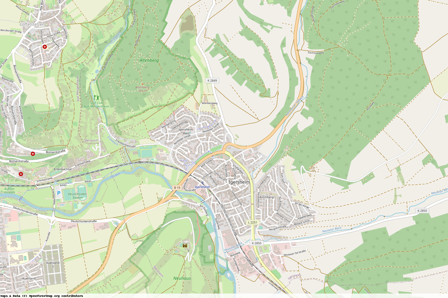 Ist gerade Stromausfall in Baden-Württemberg - Main-Tauber-Kreis - Igersheim?
