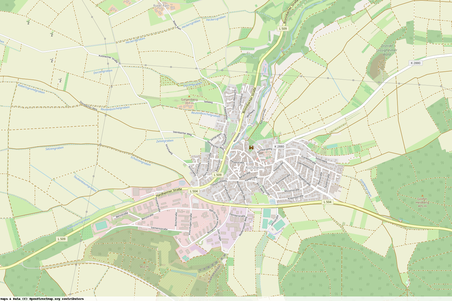 Ist gerade Stromausfall in Baden-Württemberg - Main-Tauber-Kreis - Külsheim?