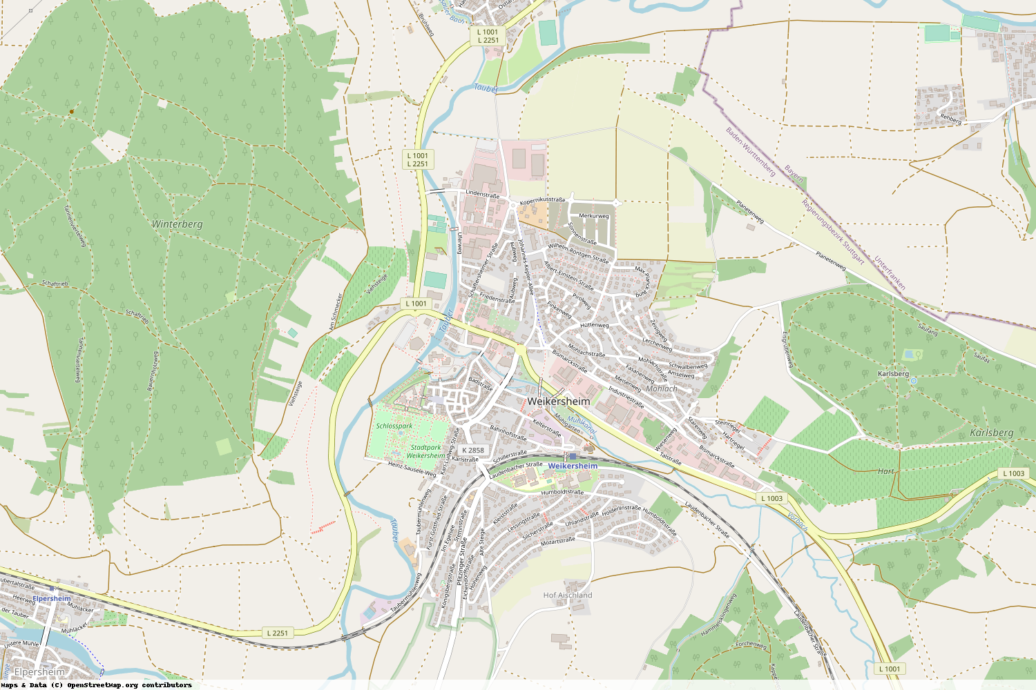Ist gerade Stromausfall in Baden-Württemberg - Main-Tauber-Kreis - Weikersheim?