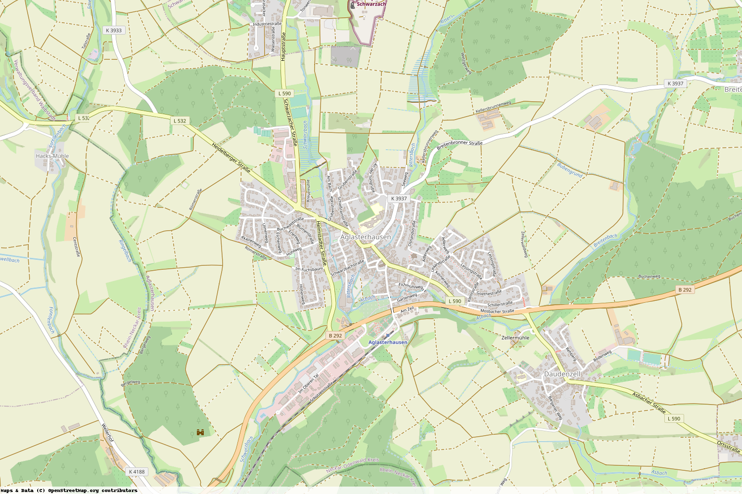 Ist gerade Stromausfall in Baden-Württemberg - Neckar-Odenwald-Kreis - Aglasterhausen?