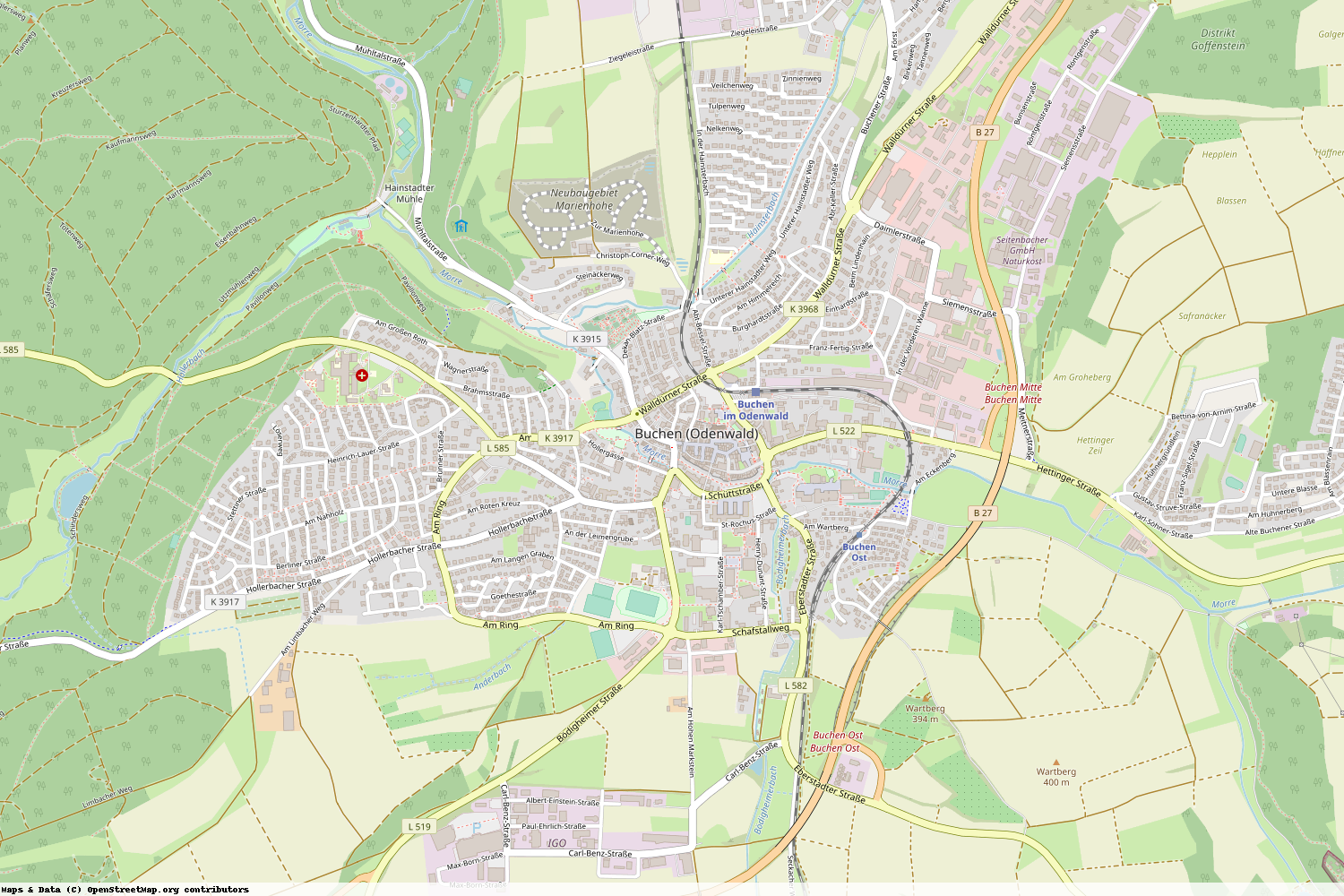 Ist gerade Stromausfall in Baden-Württemberg - Neckar-Odenwald-Kreis - Buchen (Odenwald)?