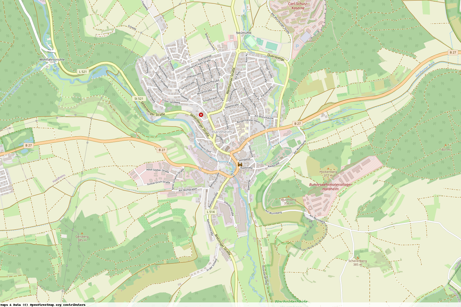 Ist gerade Stromausfall in Baden-Württemberg - Neckar-Odenwald-Kreis - Hardheim?