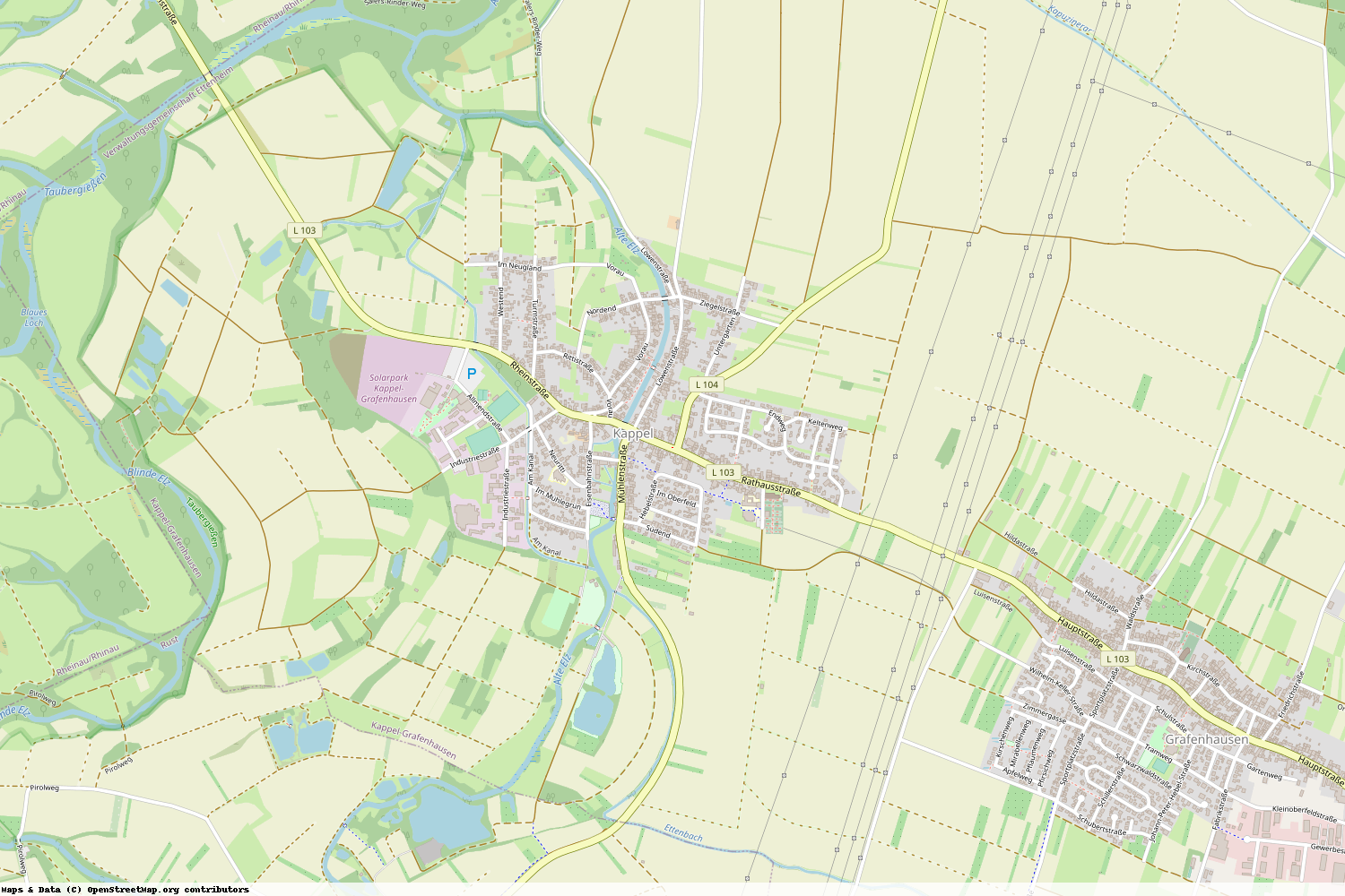 Ist gerade Stromausfall in Baden-Württemberg - Ortenaukreis - Kappel-Grafenhausen?