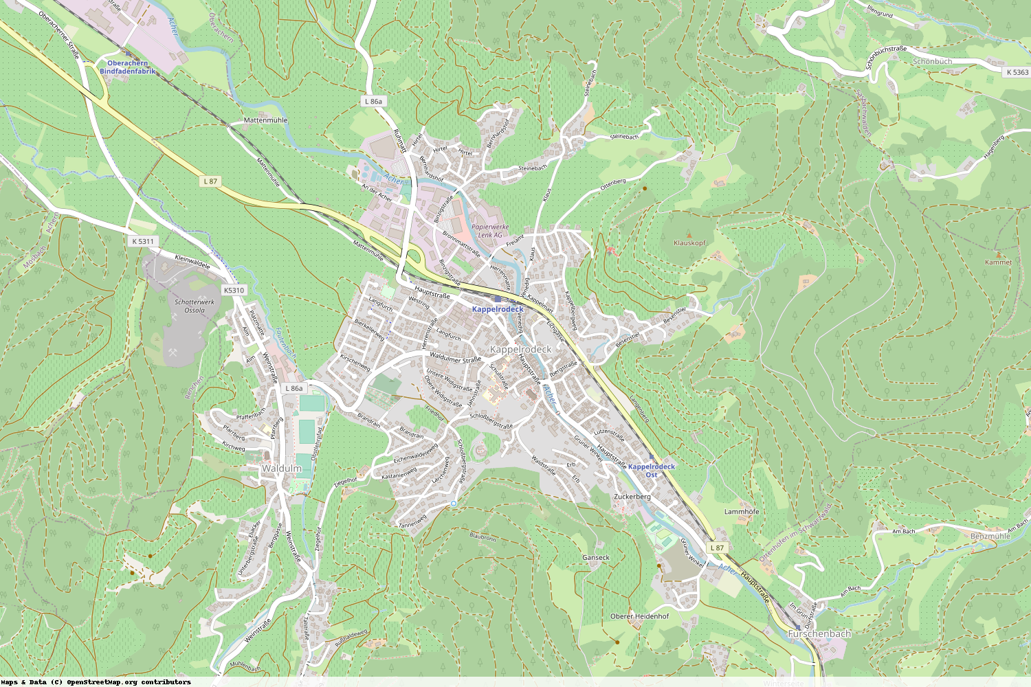 Ist gerade Stromausfall in Baden-Württemberg - Ortenaukreis - Kappelrodeck?