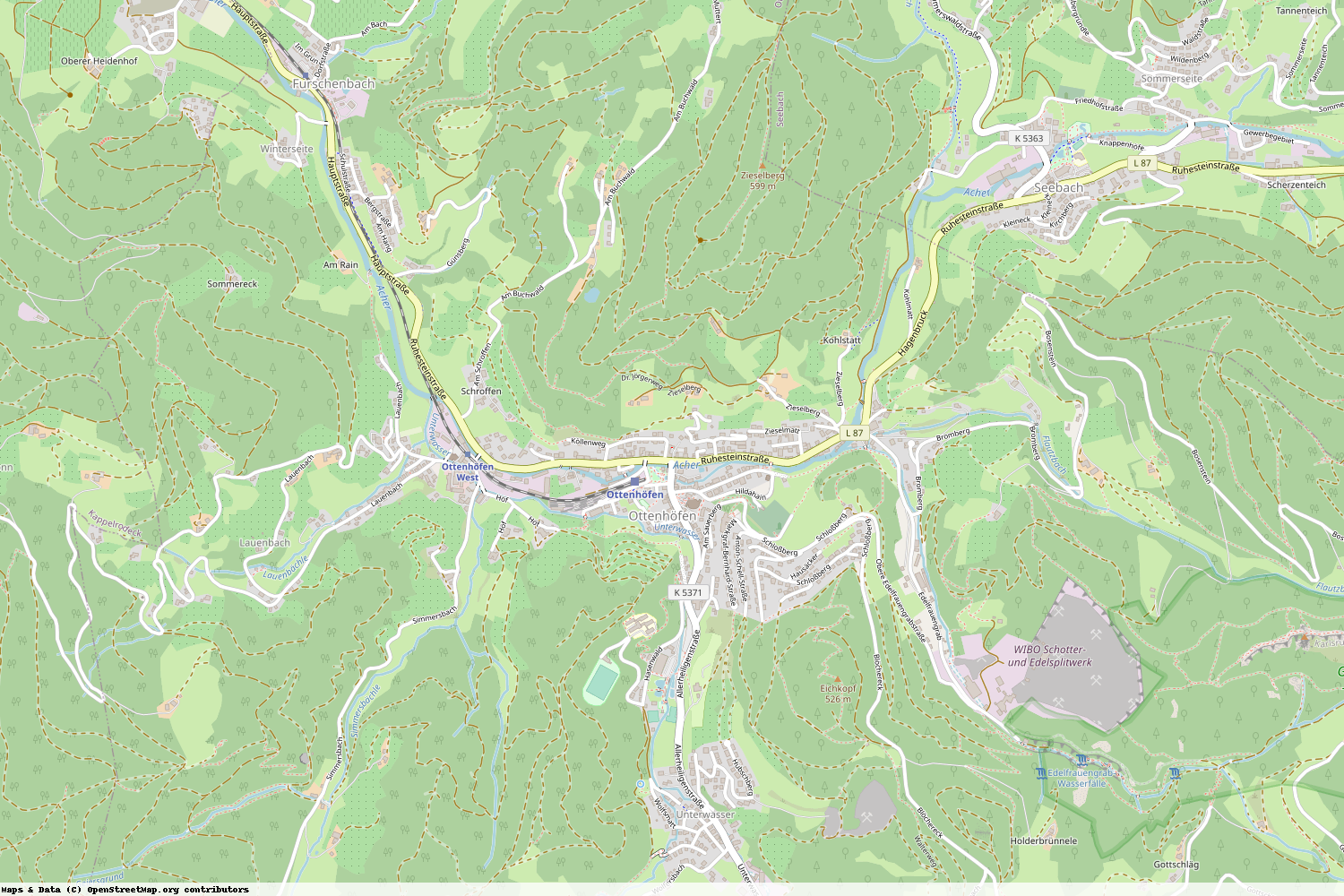 Ist gerade Stromausfall in Baden-Württemberg - Ortenaukreis - Ottenhöfen im Schwarzwald?