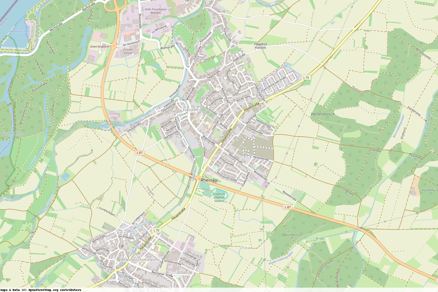 Ist gerade Stromausfall in Baden-Württemberg - Ortenaukreis - Rheinau?