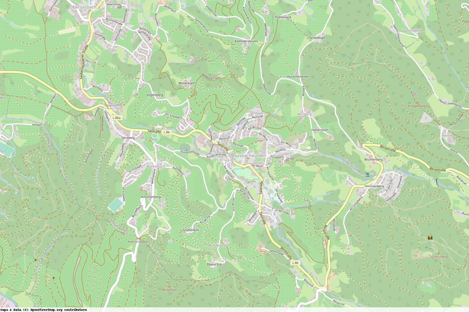 Ist gerade Stromausfall in Baden-Württemberg - Ortenaukreis - Sasbachwalden?