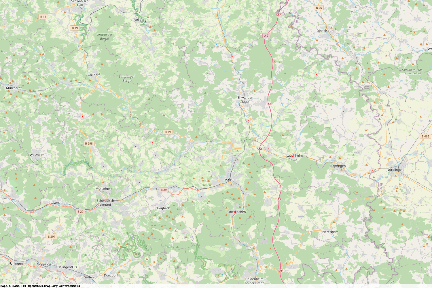 Ist gerade Stromausfall in Baden-Württemberg - Ostalbkreis?