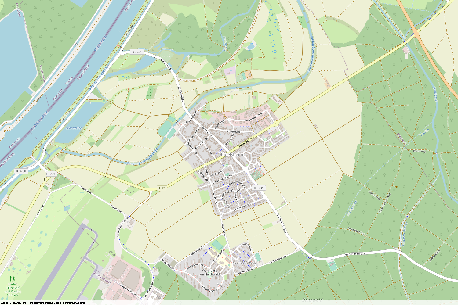Ist gerade Stromausfall in Baden-Württemberg - Rastatt - Hügelsheim?