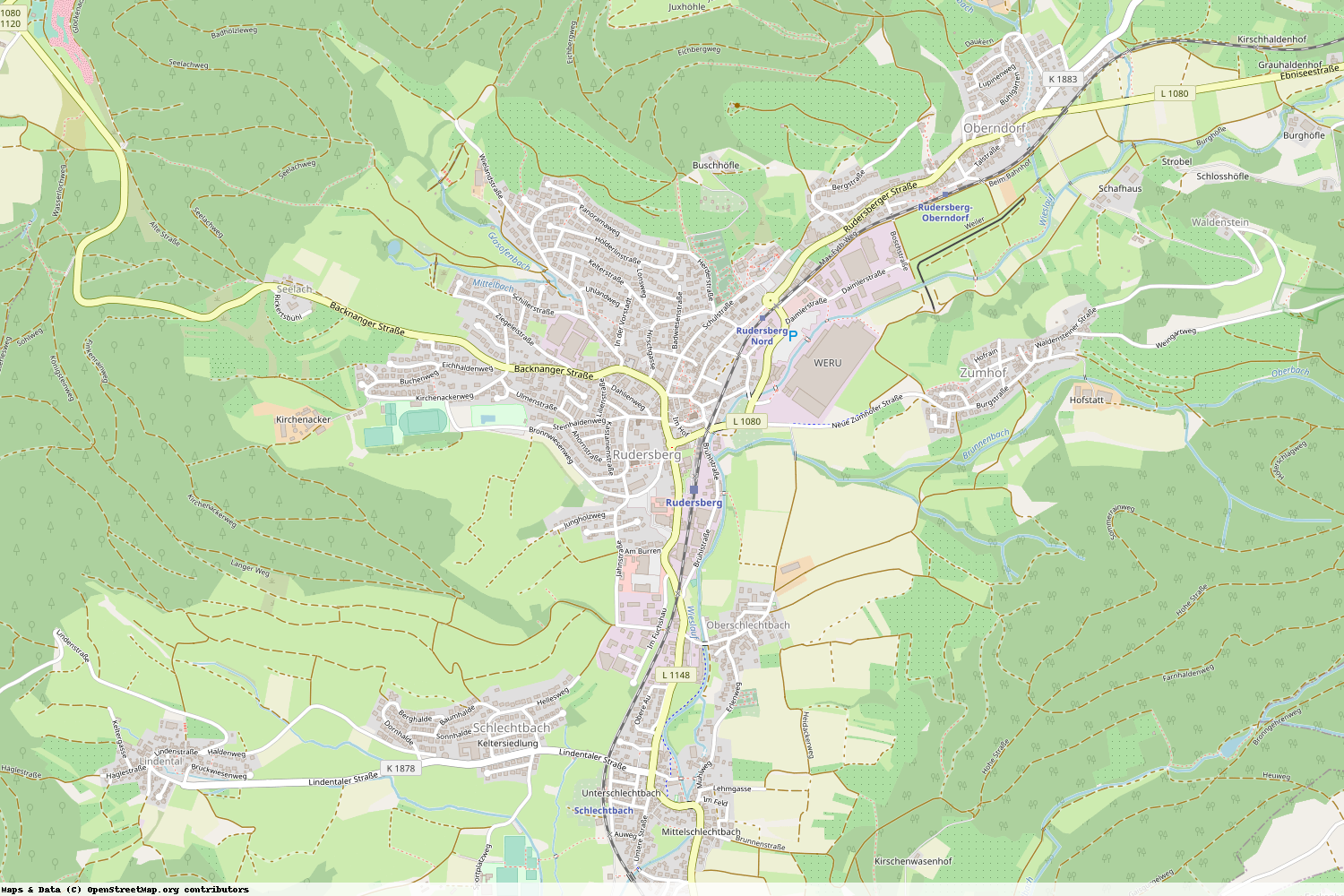 Ist gerade Stromausfall in Baden-Württemberg - Rems-Murr-Kreis - Rudersberg?