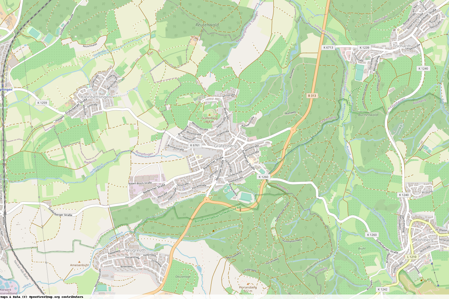 Ist gerade Stromausfall in Baden-Württemberg - Reutlingen - Grafenberg?