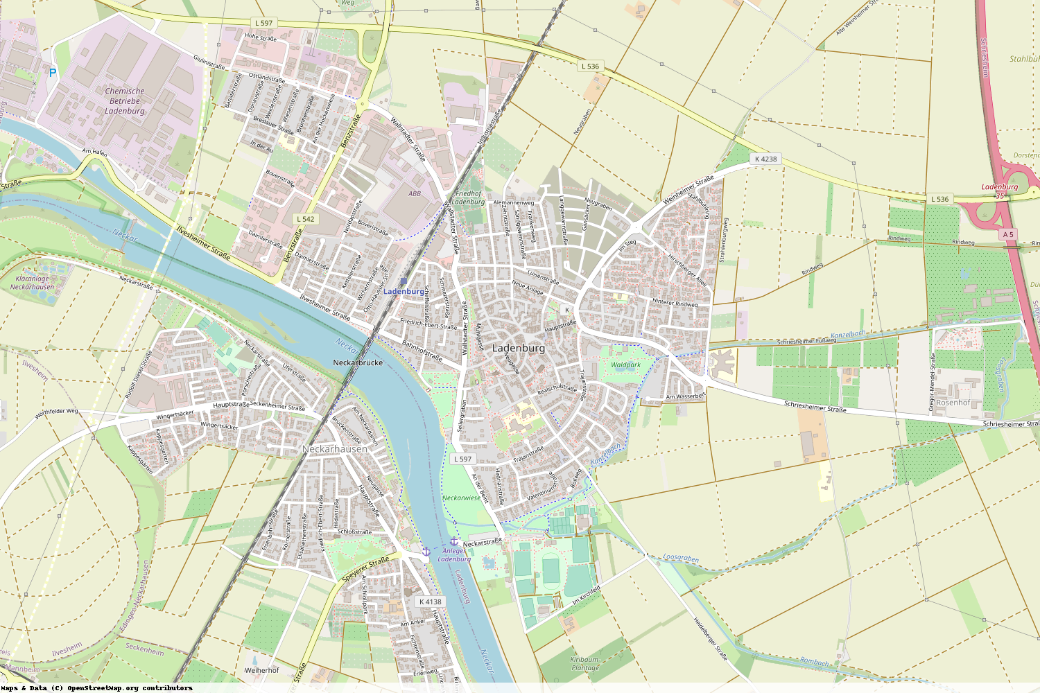 Ist gerade Stromausfall in Baden-Württemberg - Rhein-Neckar-Kreis - Ladenburg?