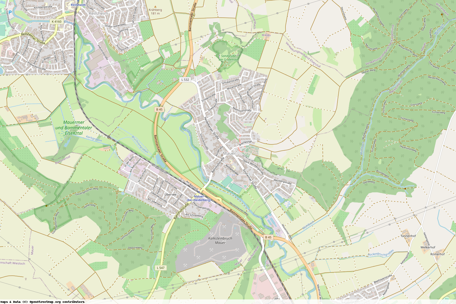 Ist gerade Stromausfall in Baden-Württemberg - Rhein-Neckar-Kreis - Mauer?