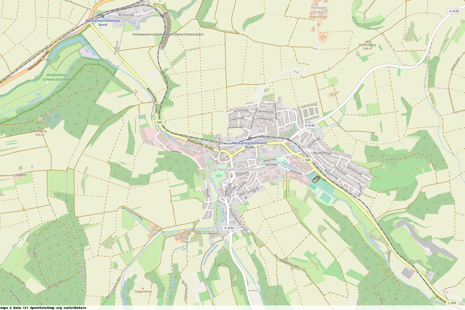 Ist gerade Stromausfall in Baden-Württemberg - Rhein-Neckar-Kreis - Neckarbischofsheim?