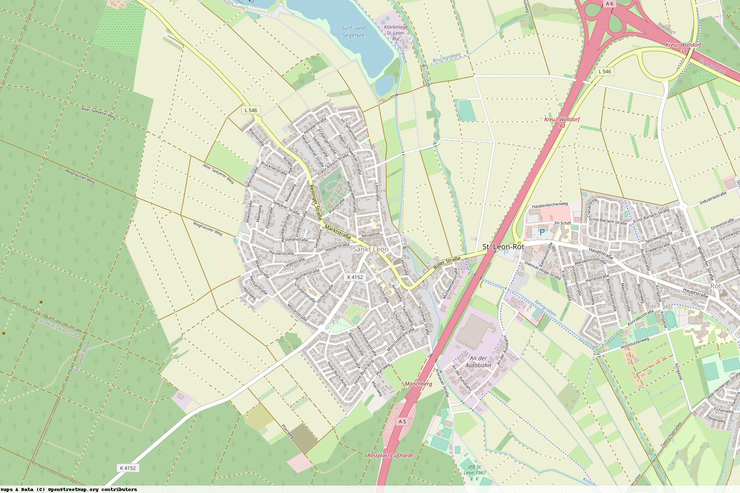 Ist gerade Stromausfall in Baden-Württemberg - Rhein-Neckar-Kreis - St. Leon-Rot?