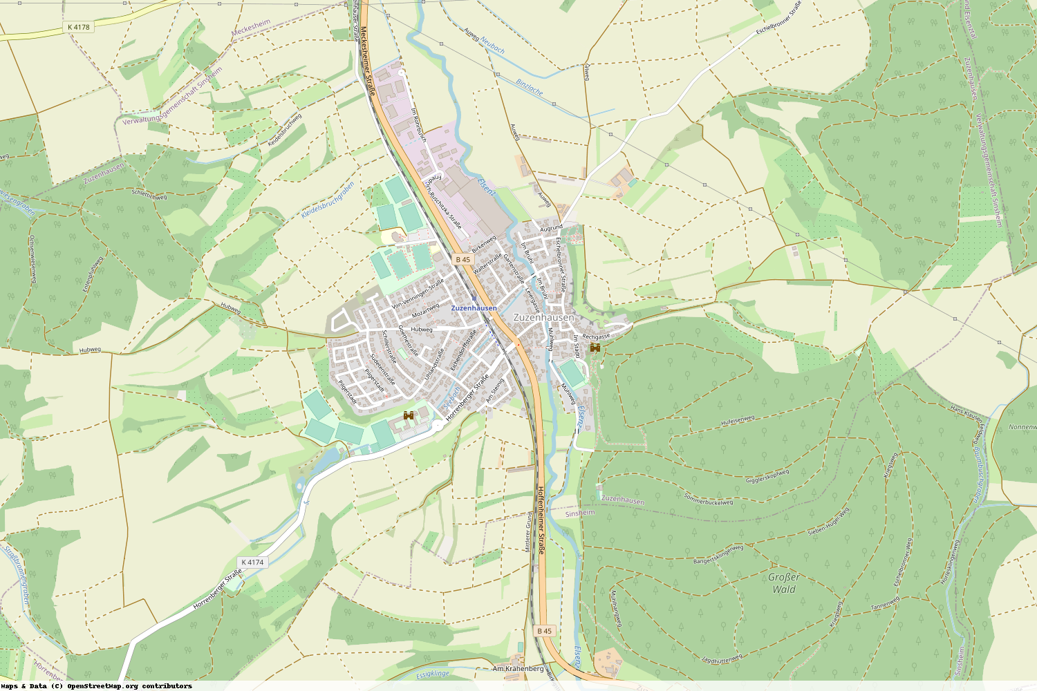 Ist gerade Stromausfall in Baden-Württemberg - Rhein-Neckar-Kreis - Zuzenhausen?