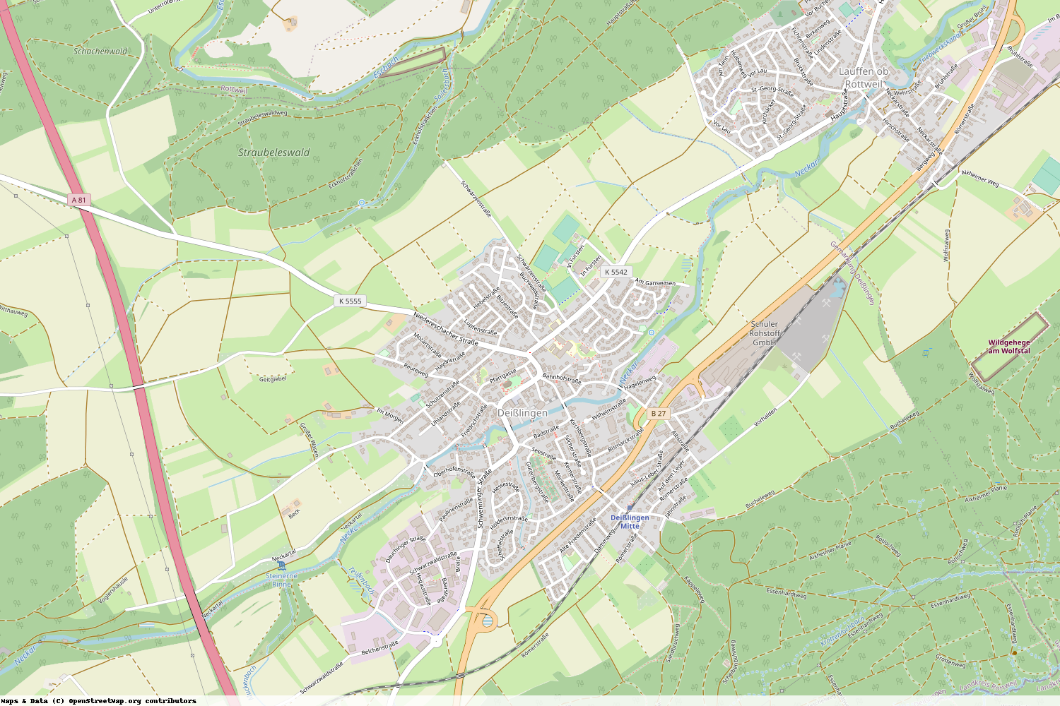 Ist gerade Stromausfall in Baden-Württemberg - Rottweil - Deißlingen?