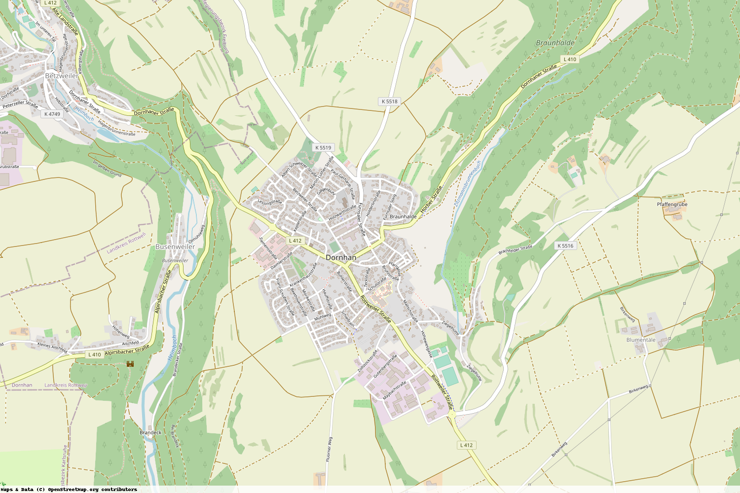 Ist gerade Stromausfall in Baden-Württemberg - Rottweil - Dornhan?