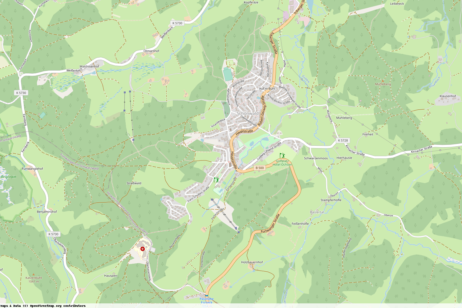 Ist gerade Stromausfall in Baden-Württemberg - Schwarzwald-Baar-Kreis - Schönwald im Schwarzwald?