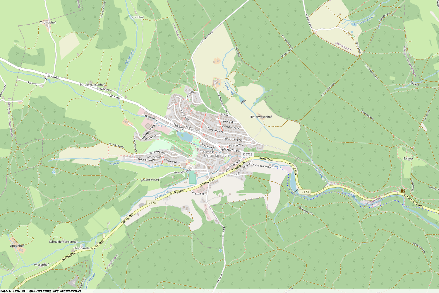 Ist gerade Stromausfall in Baden-Württemberg - Schwarzwald-Baar-Kreis - Unterkirnach?