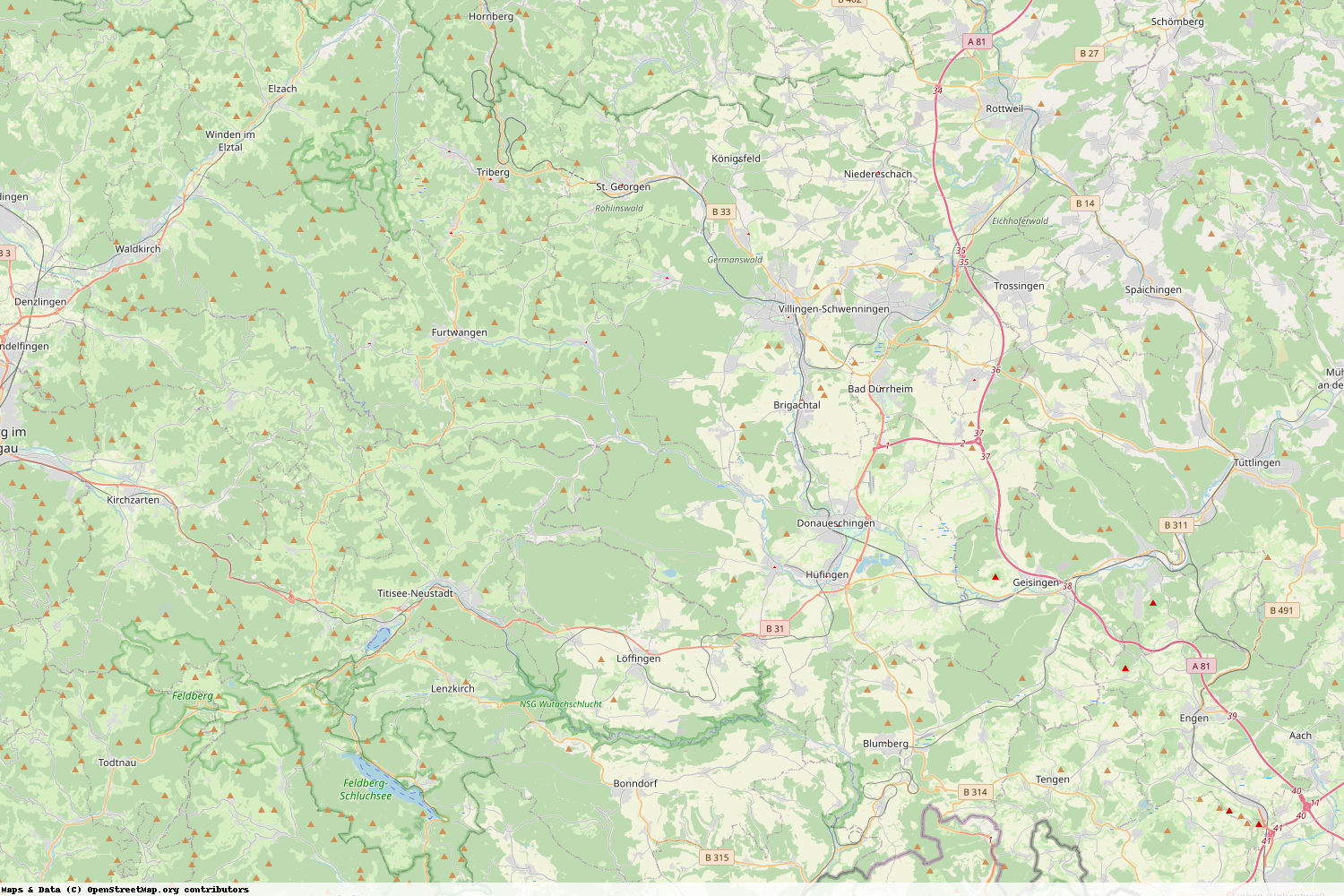 Ist gerade Stromausfall in Baden-Württemberg - Schwarzwald-Baar-Kreis?