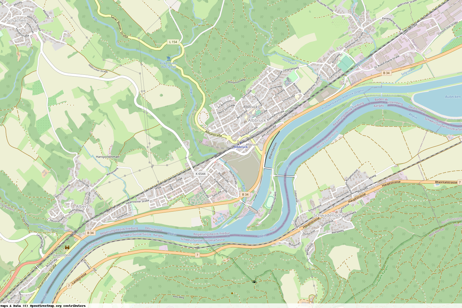 Ist gerade Stromausfall in Baden-Württemberg - Waldshut - Albbruck?