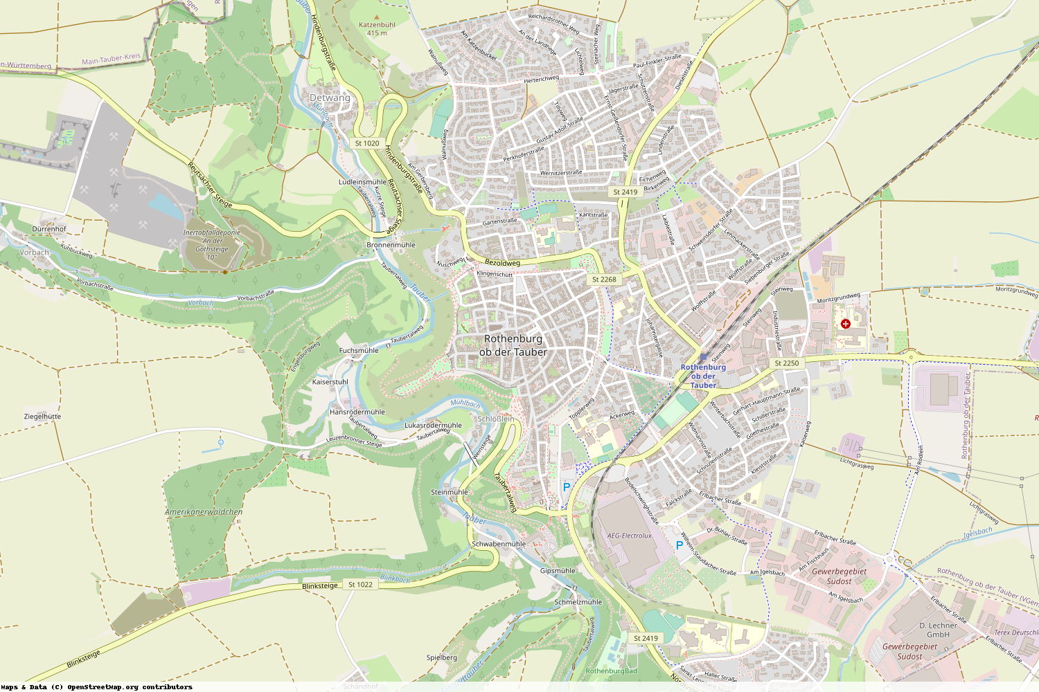 Ist gerade Stromausfall in Bayern - Ansbach - Rothenburg ob der Tauber?